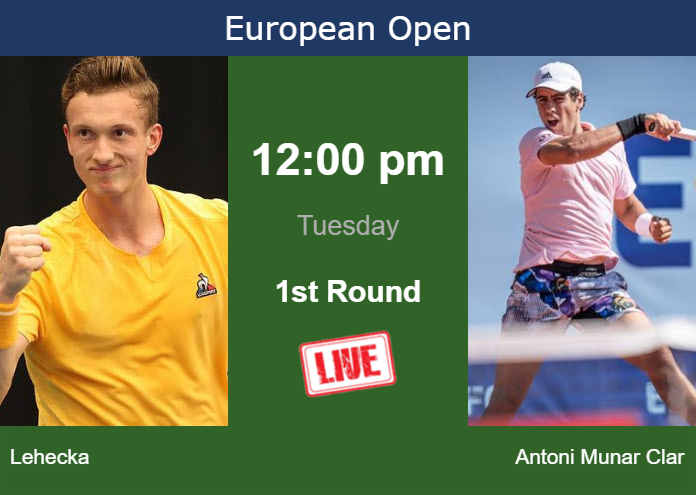 Monday Live Streaming Jiri Lehecka vs Jaume Antoni Munar Clar