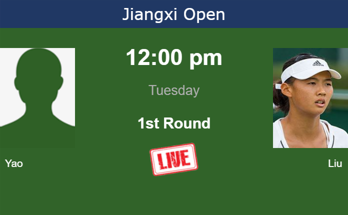 Monday Live Streaming Xinxin Yao vs Fangzhou Liu