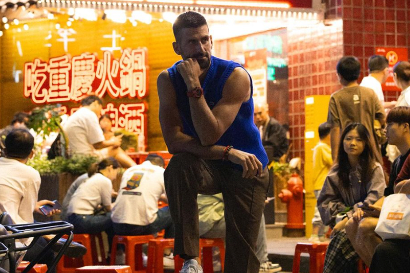 Novak Djokovic Steals The Spotlight In Stylish Shanghai Photoshoot After Second Round Victory