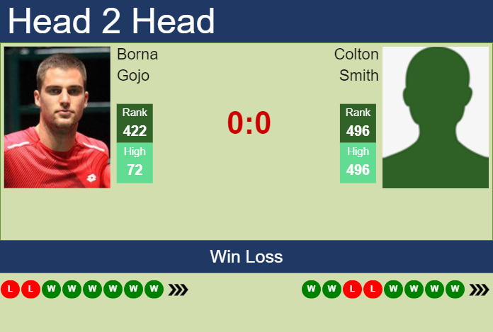 H2H, prediction of Borna Gojo vs Colton Smith in Sioux Falls Challenger with odds, preview, pick | 27th October 2024