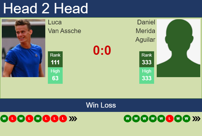 H2H, prediction of Luca Van Assche vs Daniel Merida Aguilar in Villena Challenger with odds, preview, pick | 1st October 2024