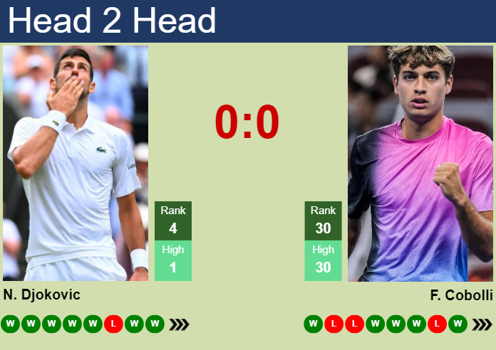 H2H, prediction of Novak Djokovic vs Flavio Cobolli in Shanghai with odds, preview, pick | 8th October 2024