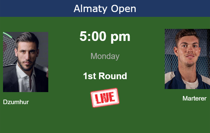 Sunday Live Streaming Damir Dzumhur vs Maximilian Marterer