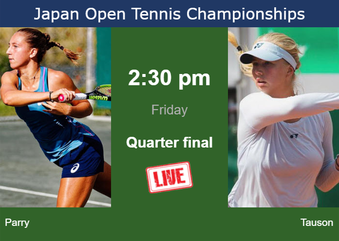 Thursday Live Streaming Diane Parry vs Clara Tauson