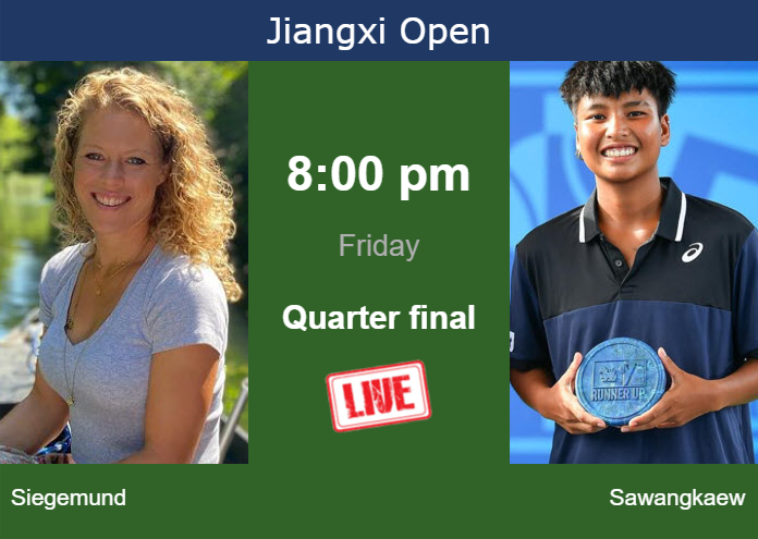 How to watch Siegemund vs. Sawangkaew on live streaming in Jiujiang on Friday