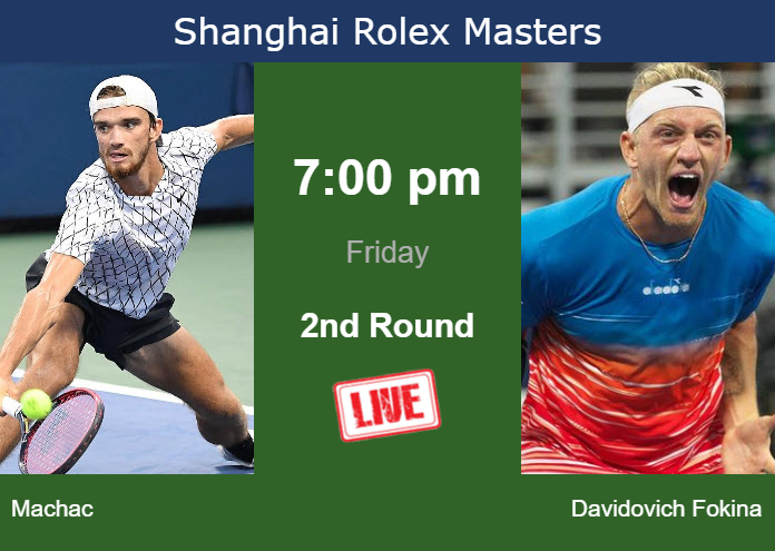 Thursday Live Streaming Tomas Machac Vs Alejandro Davidovich Fokina Thursday Live Streaming Tomas Machac vs Alejandro Davidovich Fokina