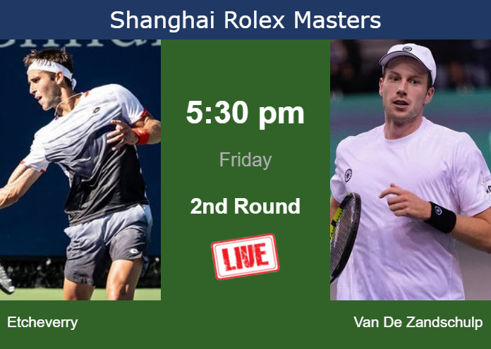 Thursday Live Streaming Tomas Martin Etcheverry Vs Botic Van De Zandschulp Thursday Live Streaming Tomas Martin Etcheverry vs Botic Van De Zandschulp