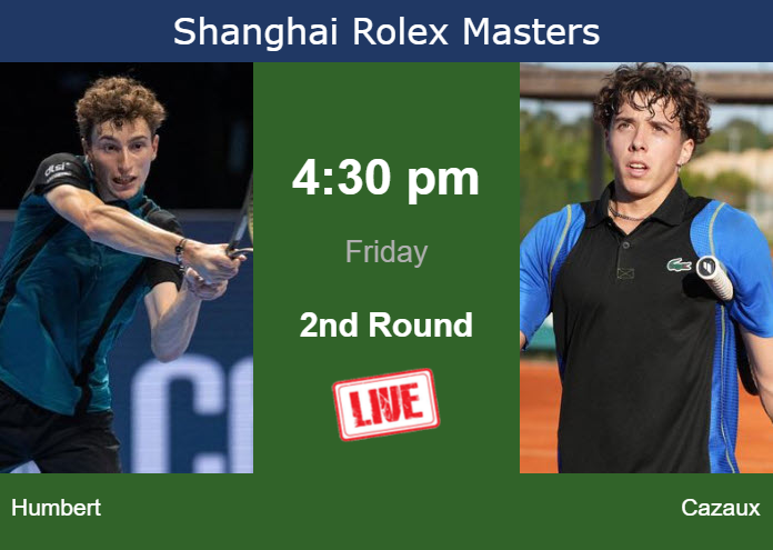 Thursday Live Streaming Ugo Humbert Vs Arthur Cazaux Thursday Live Streaming Ugo Humbert vs Arthur Cazaux