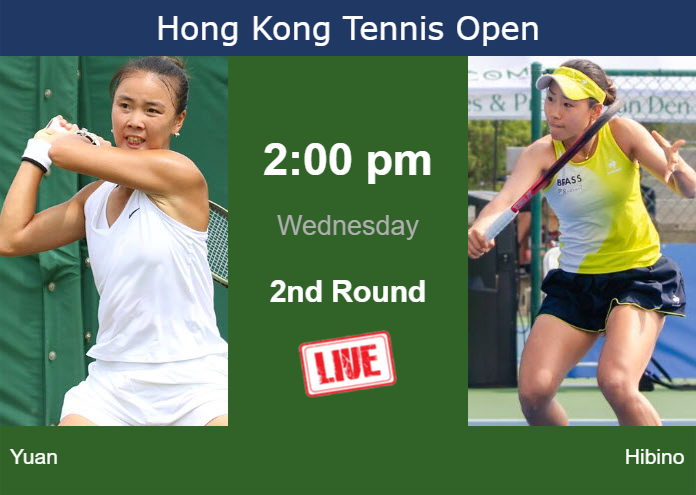 How to watch Yuan vs. Hibino on live streaming in Hong Kong on Wednesday