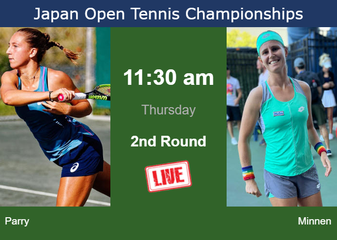 Wednesday Live Streaming Diane Parry vs Greetje Minnen