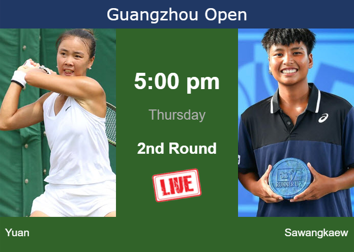 Wednesday Live Streaming Yue Yuan vs Mananchaya Sawangkaew