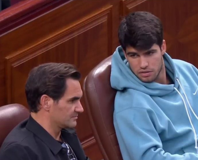 Alcaraz And Federer Together