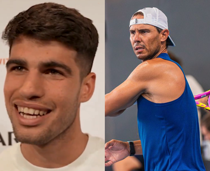 Alcaraz And Rafael Nadal