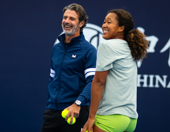 Naomi Osaka’s new coach Mouratoglou satisfied about their 1st tournament together Osaka With Her Coach