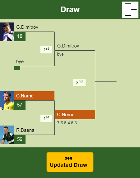 Cameron Norrie Draw info