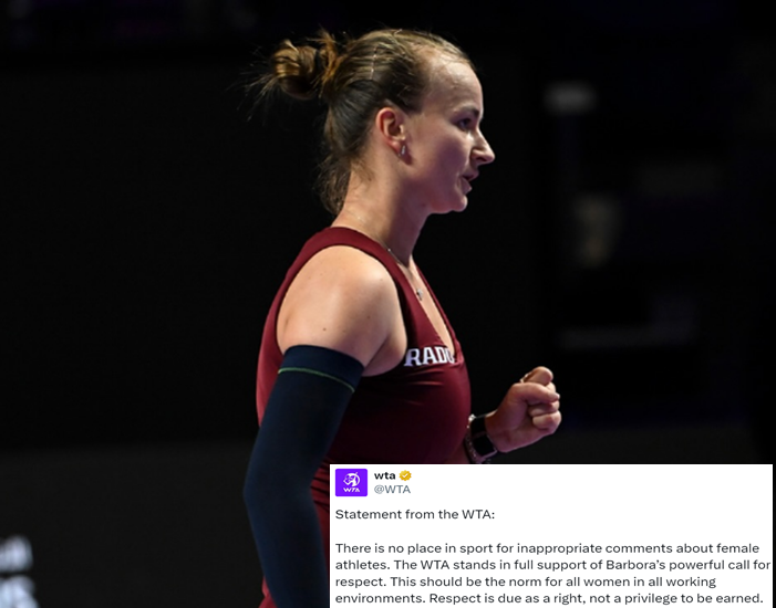 WTA issues a statement in defense of Barbora Krejcikova