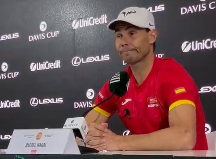 Nadal after his last Davis Cup match: “I feel like this was my last singles match as a professional”