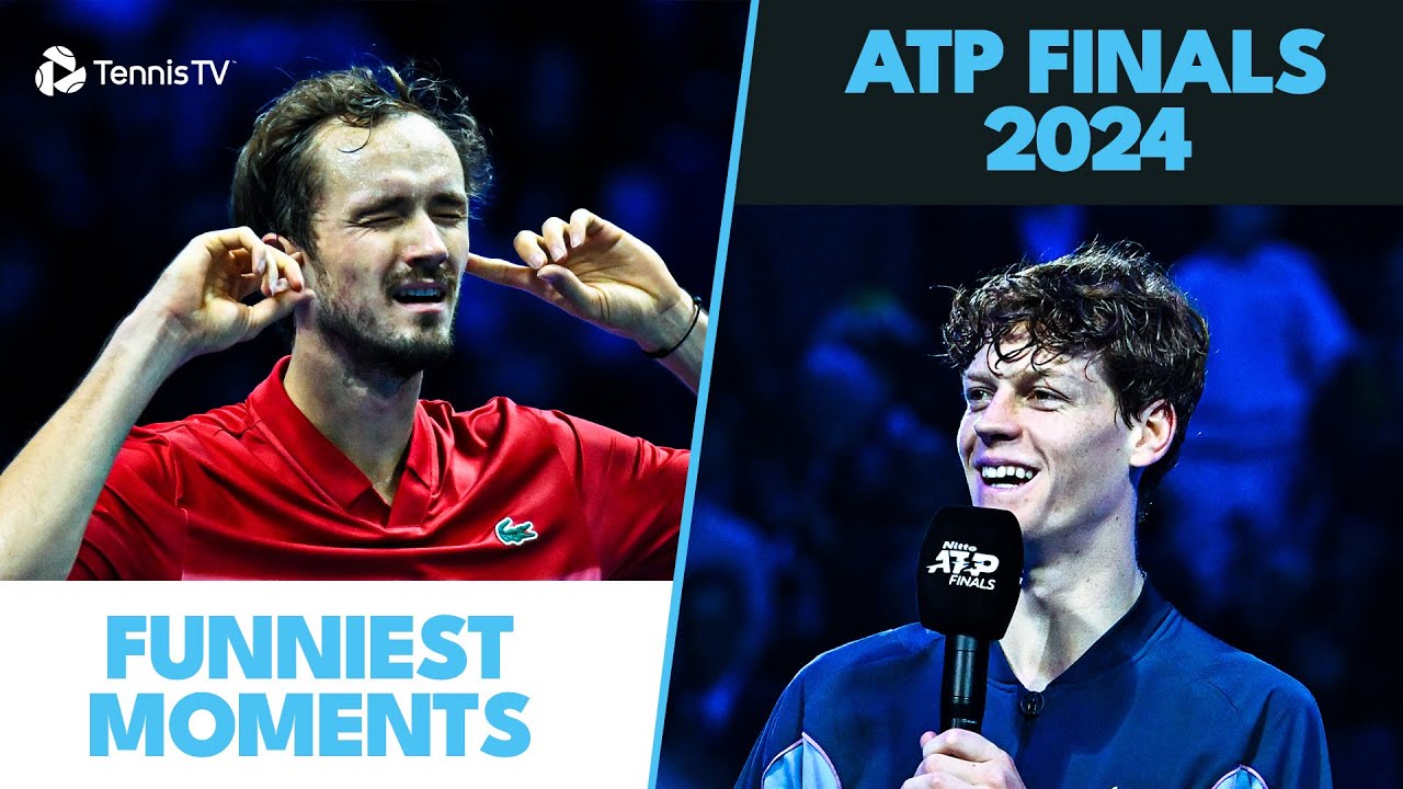 Nitto ATP Finals 2024 Funniest Moments: Sinner, Alcaraz, Medvedev Celebration; Dogs Invade Court and More