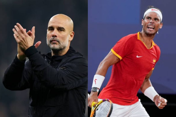 Pep Guardiola encourages his injured Man City players to persevere by taking inspiration from Rafael Nadal.