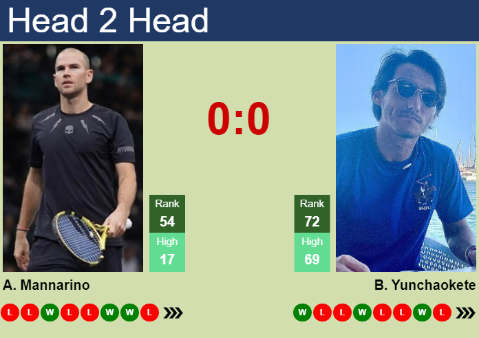 H2H, Prediction Of Adrian Mannarino Vs Bu Yunchaokete In Metz With Odds ...