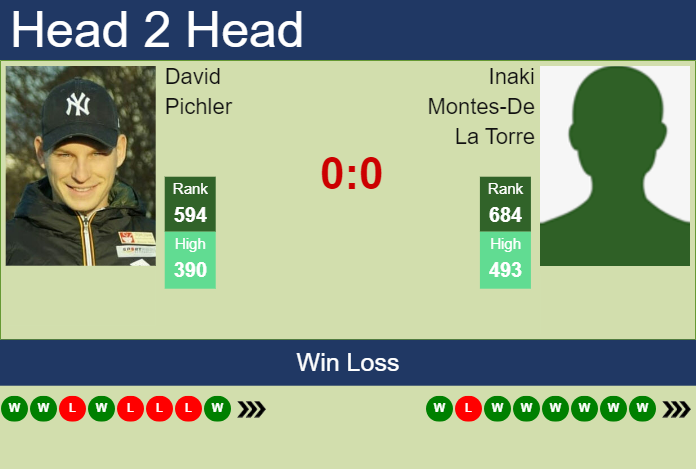 H2H, prediction of David Pichler vs Inaki Montes-De La Torre in Montemar Challenger with odds, preview, pick | 18th November 2024