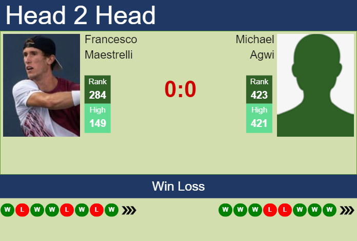 H2H, prediction of Francesco Maestrelli vs Michael Agwi in Rovereto Challenger with odds, preview, pick | 20th November 2024