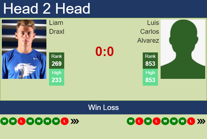 H2H, prediction of Liam Draxl vs Luis Carlos Alvarez in Manzanillo Challenger with odds, preview, pick | 26th November 2024