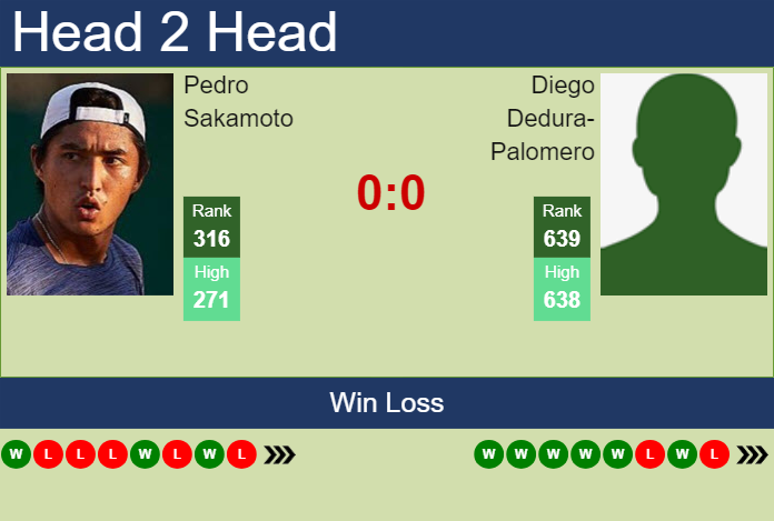 H2H, prediction of Pedro Sakamoto vs Diego Dedura-Palomero in Temuco Challenger with odds, preview, pick | 26th November 2024