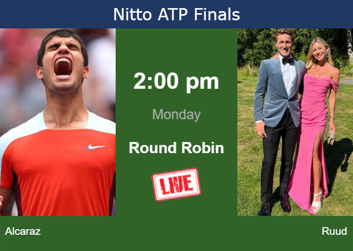 Saturday Live Streaming Carlos Alcaraz vs Casper Ruud