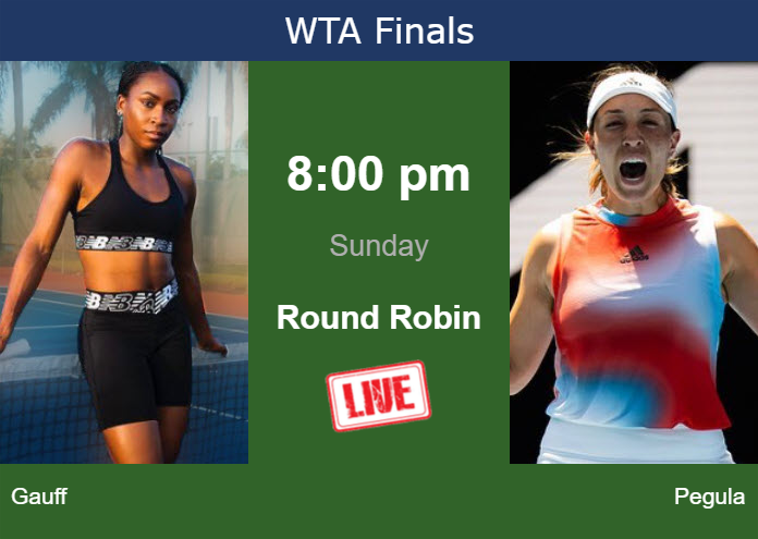 How to watch Gauff vs. Pegula on live streaming in Riyadh on Sunday Saturday Live Streaming Cori Gauff vs Jessica Pegula