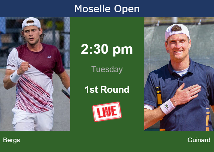 Tuesday Live Streaming Zizou Bergs vs Manuel Guinard