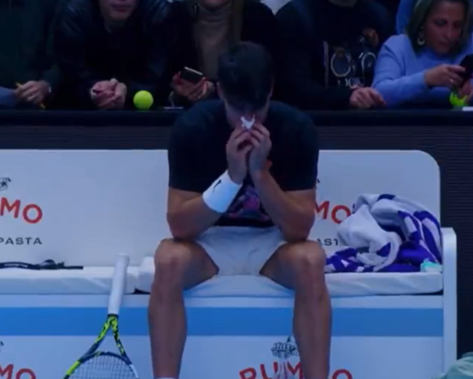 Alcaraz struggling with sickness ahead of playing the ATP Finals