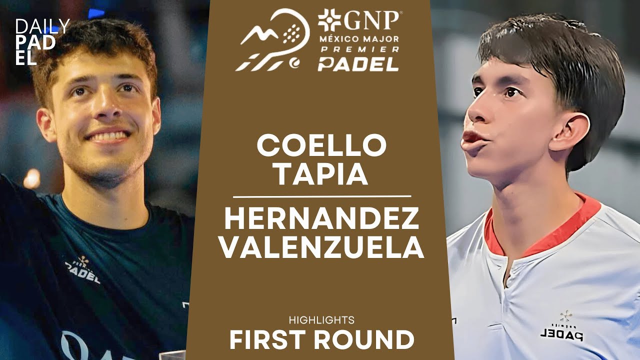 HIGHLIGHTS. Hernandez and Valenzuela are destroyed by Coello and Tapia in the first round of the Premier Padel Mexico Major.