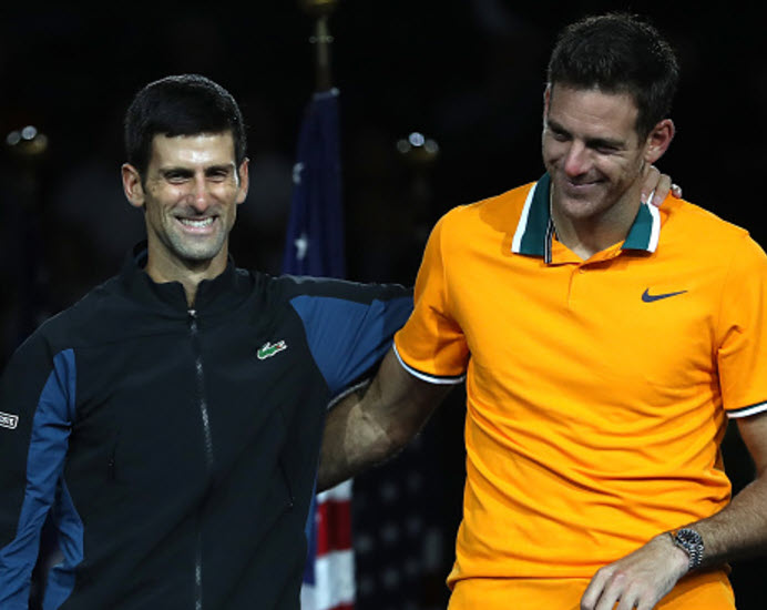 Del Potro and Djokovic to play an exhibition on the 1st of December