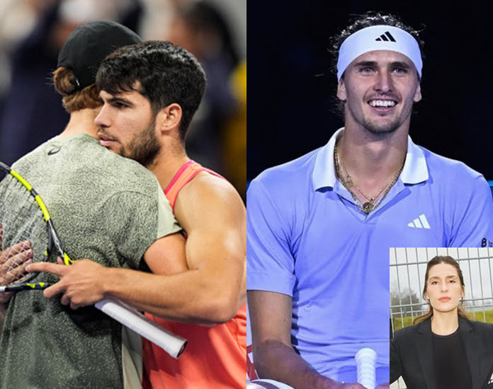 Former tennis player says that Sinner, Alcaraz and Zverev have set themselves apart from other ATP players