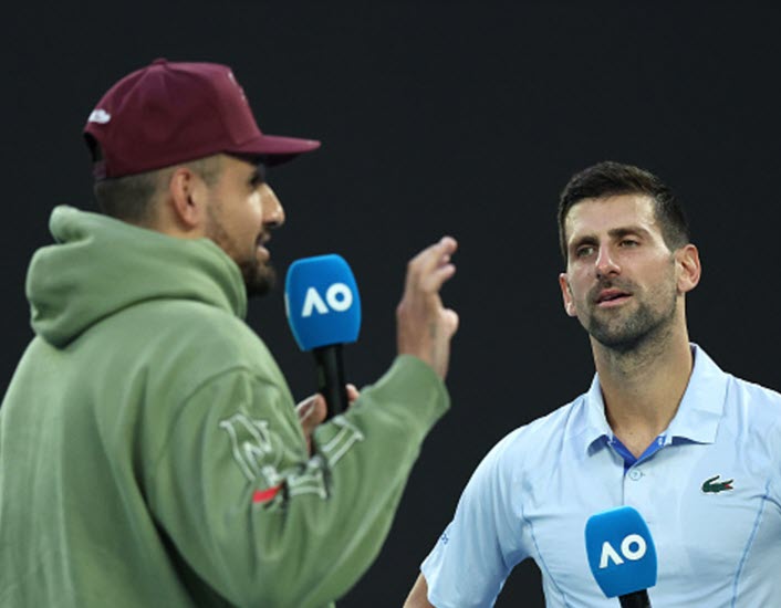 Nick Kyrgios talks about how Djokovic urged him to continue playing tennis during Wimbledon 2022