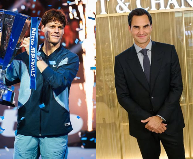 Sinner And Federer Together