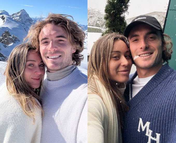 Tsitsipas shares a lovely video with his girlfriend Paula Badosa