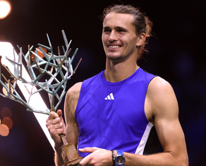 Zverev Holds Trophy