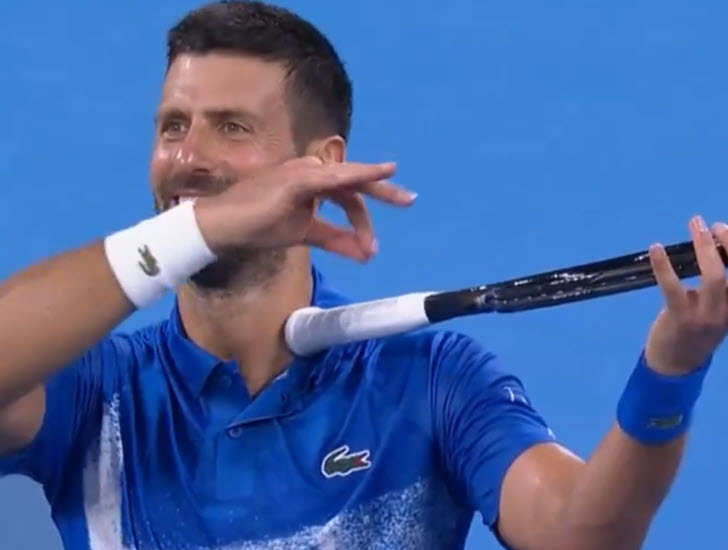 Djokovic Violin Celebration