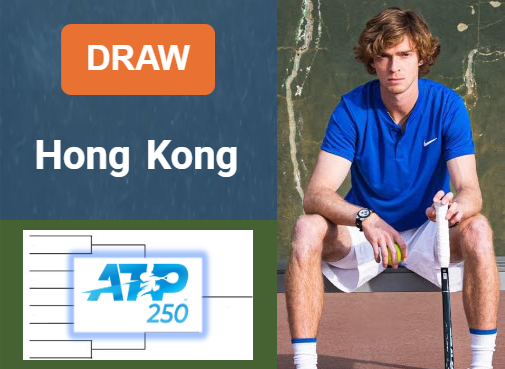 ATP HONG KONG DRAW, PRIZE MONEY. Rublev, Musetti, Khachanov, Fils are the top seeds