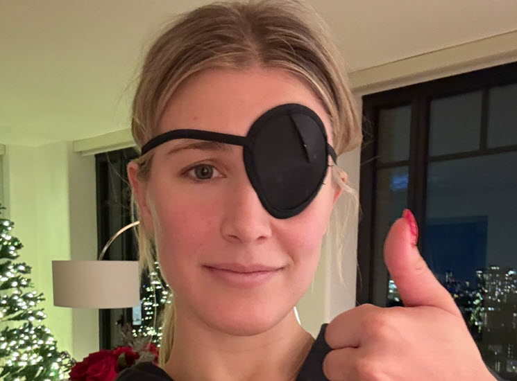 Bouchard talks about her eye injury scare