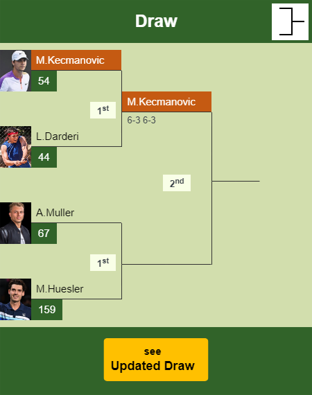 Miomir Kecmanovic Draw info