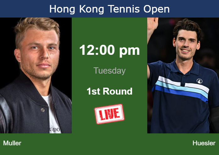 Monday Live Streaming Alexandre Muller Vs Marc Andrea Huesler Monday Live Streaming Alexandre Muller vs Marc-Andrea Huesler
