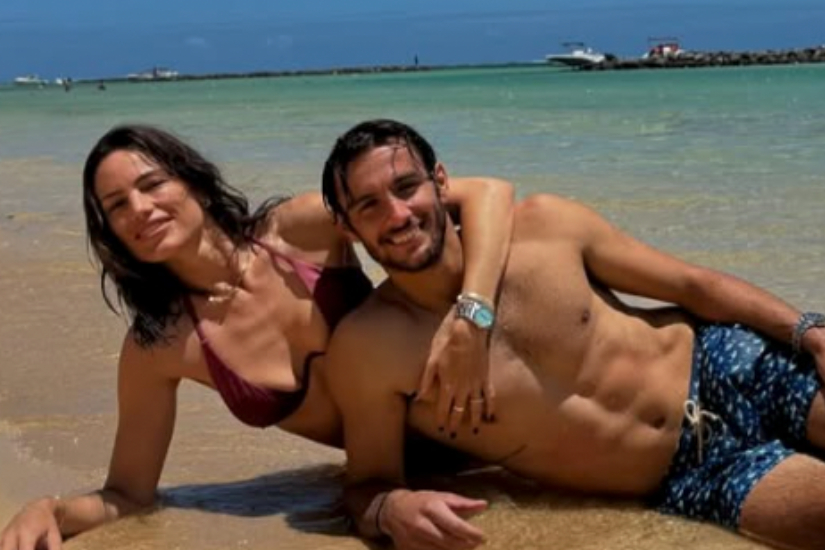 Musetti and girlfriend Veronica Confalonieri enjoy the off season together