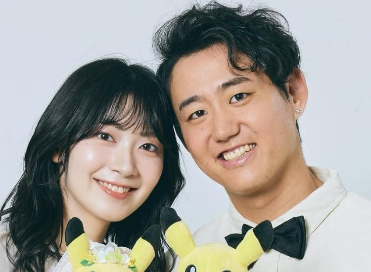 Yoshi Nishioka and Saya Hiyama who got married.