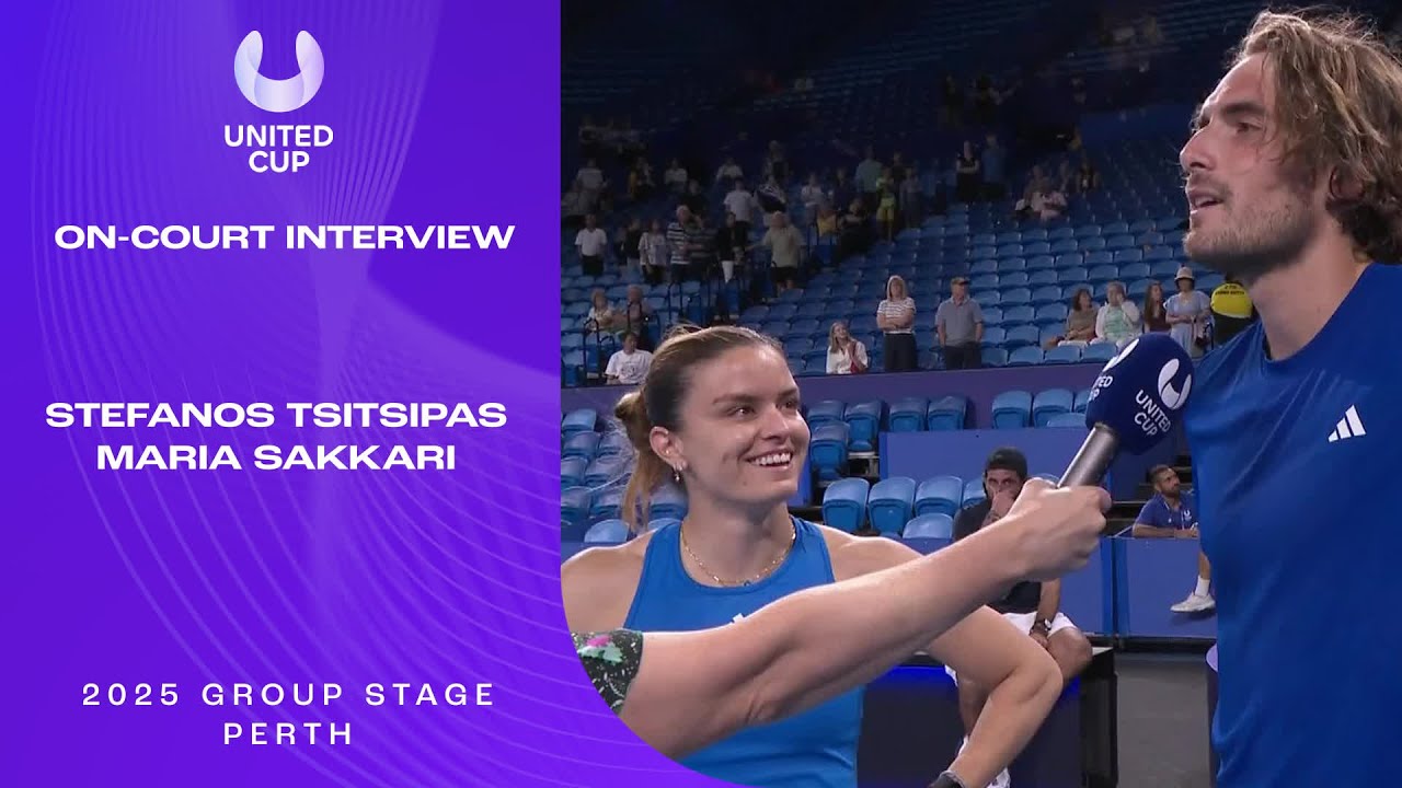 UNITED CUP. Tsitsipas and Sakkari react after beating Spain