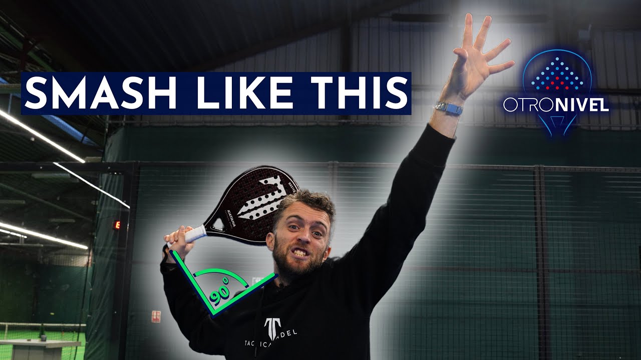 The art of hitting a flat smash in padel