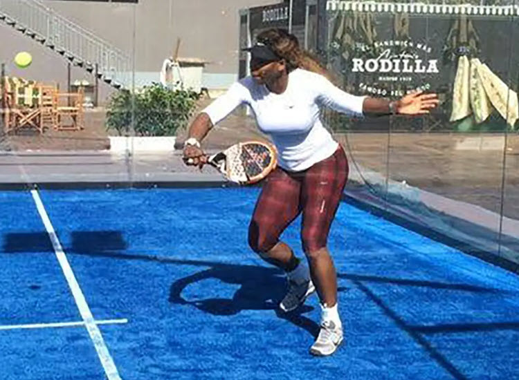 Williams, Serena, playing padel