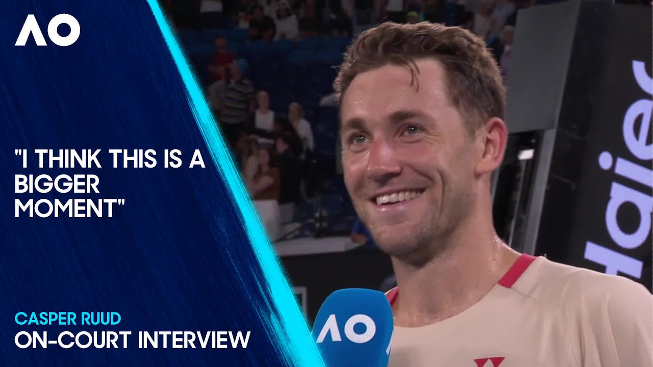 AUSTRALIAN OPEN. Casper Ruud talks about proposing to his girlfriend Maria Galligani: “It was a bigger moment”